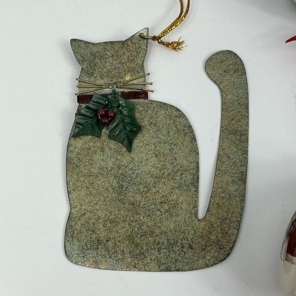 24 Handmade Primitive Country Style Christmas Ornament Crochet Stocking Cottage - Picture 14 of 16